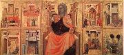 MASTER of Saint Cecilia Saint Cecilia Altarpiece oil on canvas